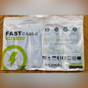 iPhone Charger, 5 Pack 3/3/6/6/10FT Apple MFi Certified USB Lightning CableNylon